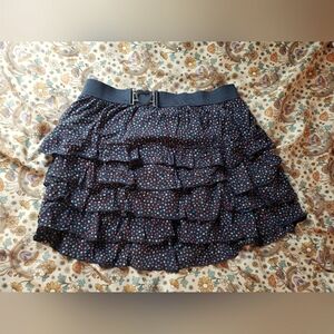 Blue heart Mini Skirt